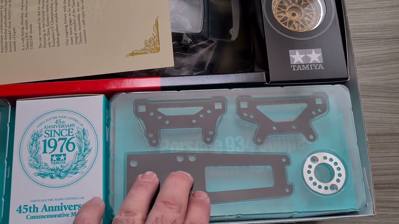 Tamiya 45th Anniversary Commemorative Model - Porsche 934 Coupe. TA02SW (short and wide)