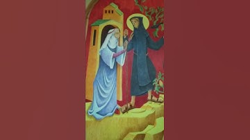 Thumbnail of Saint Meinrad shrine (triptych) located at the St. Meinrad Archabbey