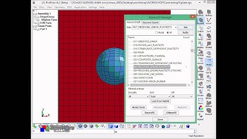 LS-PrePost Workshop5 - Define Plate Material and Section