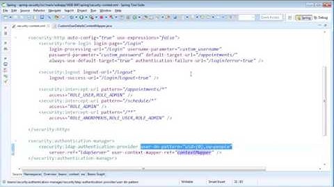Spring Security 34   Fine Tuning LDAP Configuration