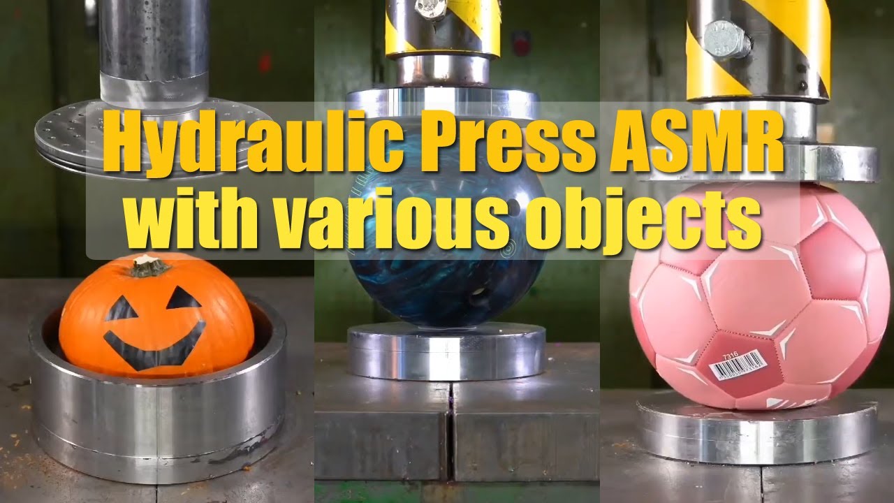 Hydraulic Press ASMR Crush Compilation No Music YouTube