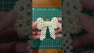 Beaded Bow 🎀 #craft #handmade #beads #diy #diycrafts #diybeads #beads_accessories #beadwork Guide