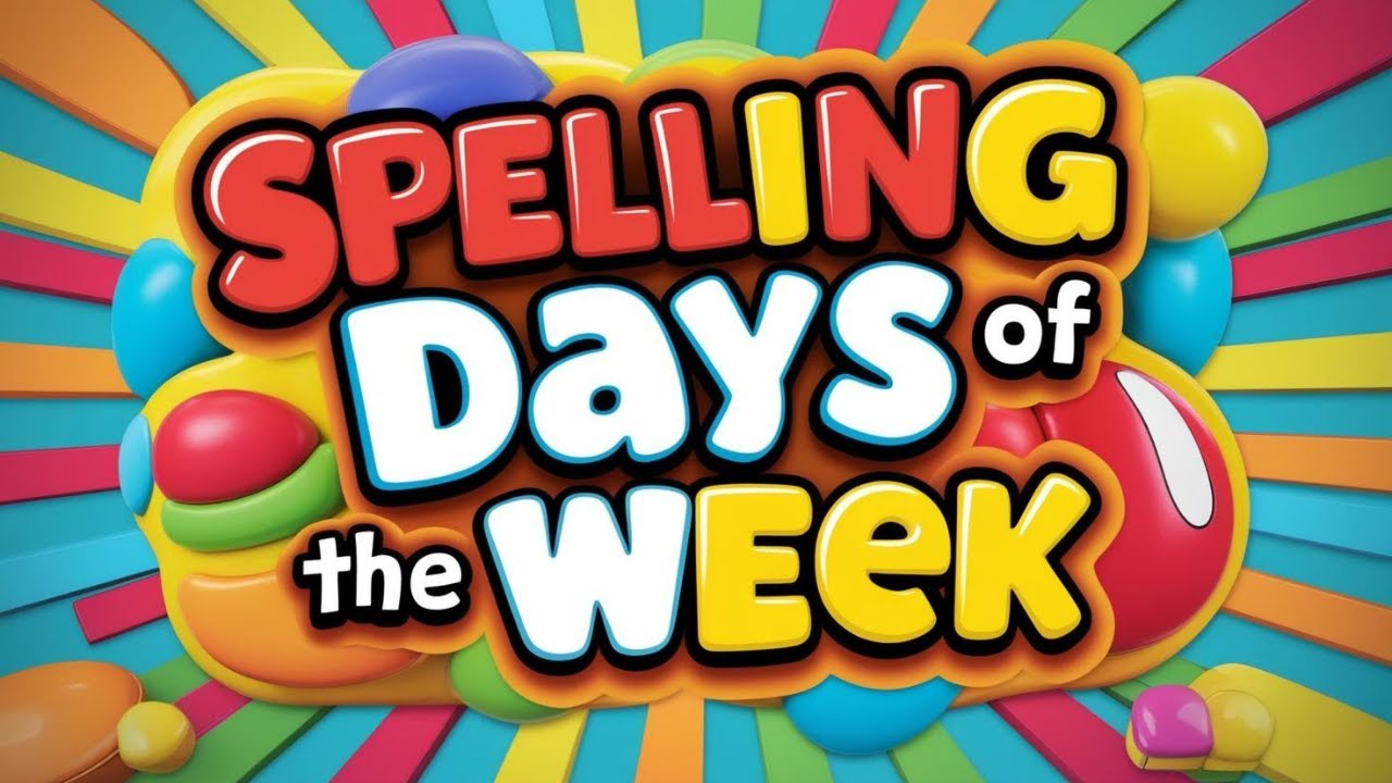 Spelling Days of the Week 📅🎶 | Spelling Song for Kid's in English - YouTube
