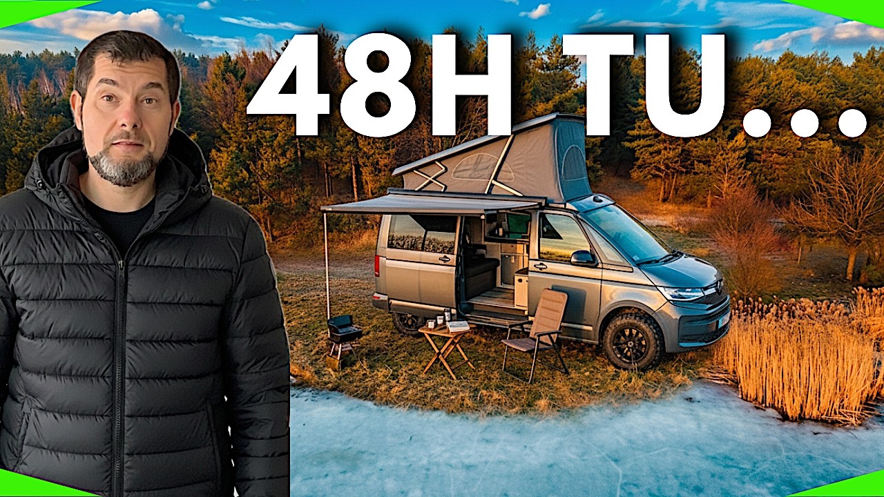 🟢SOLO VANLIFE: 48h nad zamarzniętym zalewem — jak to wygląda? ASMR Bez Mówienia