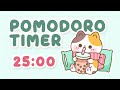 Study Lofi timer 25 Minutes🎵 Study Pomodoro Timer 25 min ☕ 25 min Study Music 🌈 Make Your Day Better