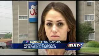 Woman leads police on chase with child in vehicle