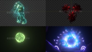 houdiniHoudini Magic Particle Four Group Files