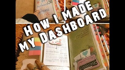 How I made my dashboard for my Traveler