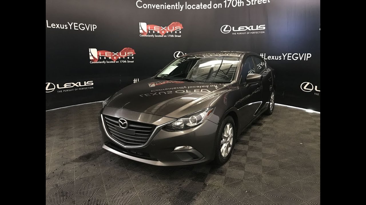 Brown 2016 Mazda Mazda3 GS Review Edmonton Alberta Lexus of Edmonton YouTube