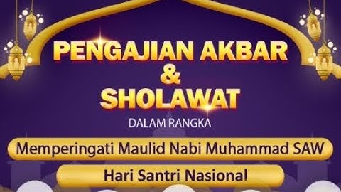 PENGAJIAN AKBAR DAN SHOLAWAT BERSAMA KH. SOIM ALKASSI  SUREN RT31