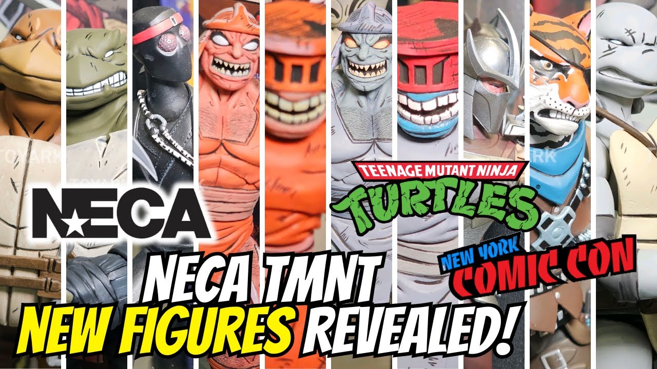 Новые фигурки TMNT от NECA будут представлены на NYCC 2025