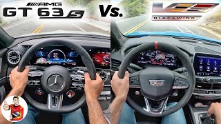 "Coupe" or Sedan? AMG GT63 S vs. CT5 Blackwing (POV Drive Comparison) screenshot 4