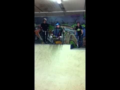 Gavin harte dropping in on a wheelchair