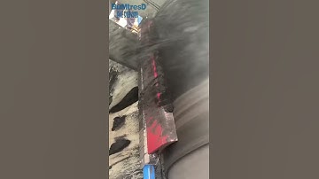 On-site operation video for BuMtresD Primary belt Cleaner