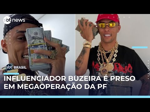 Video influenciador-buzeira-e-preso-suspeito-lavagem-de-dinheiro-do-trafico-internacional-sbt-brasil