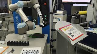 Opticline - Optical Shaft Measuring System automated with Robot loading