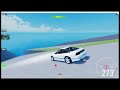 Testing different vehicles on a downhill crash test