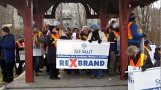 StFX Strike - Solidarity rally Feb 1 2013
