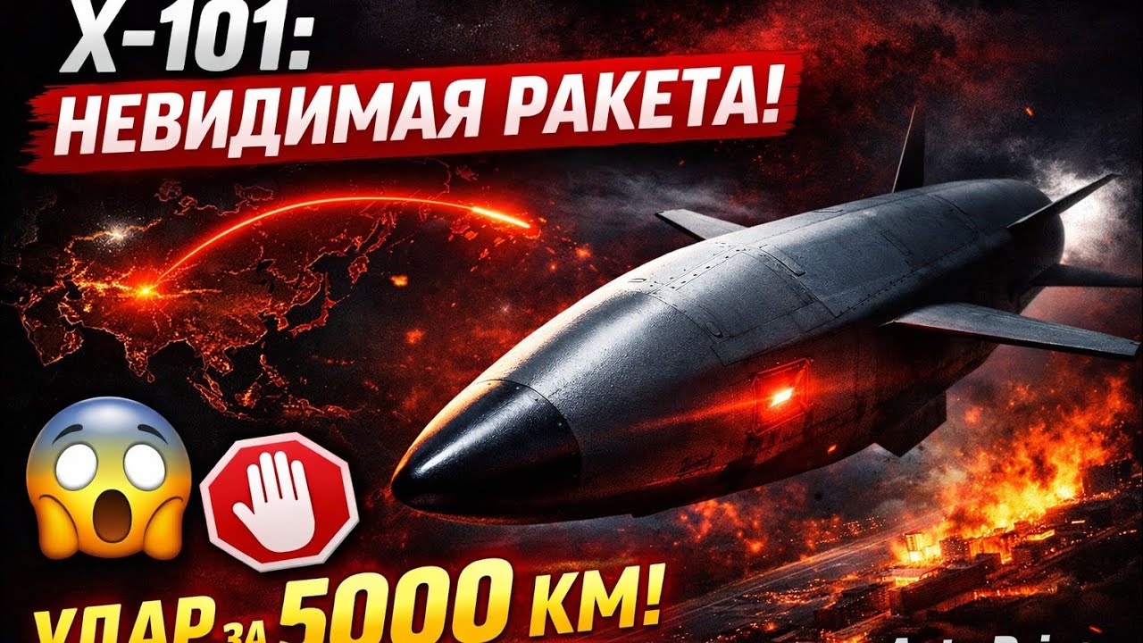 🚨Х-101: НЕВИДИМАЯ РАКЕТА, КОТОРАЯ МОЖЕТ УДАРИТЬ ЗА 5000 КМ 😱🛑 | ОРУЖИЕ, КОТОРОЕ ПУГАЕТ МИР 🌍🔥