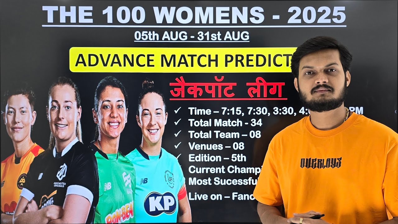 The Hundred Women's Competition 2025 Advance match prediction | The 100 Women's 2025 prediction 