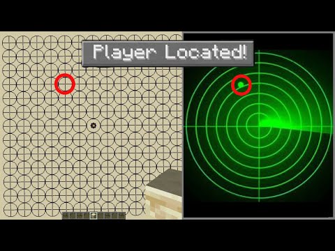 Minecraft's First Redstone Radar.
