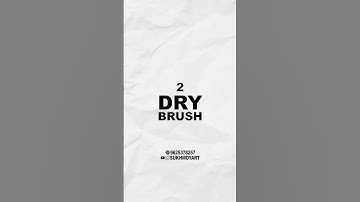 Dry Brush Acrylic Techniques #artclass #onlineartclass #acrylicpainting