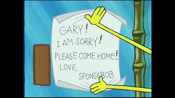 SpongeBob SquarePants    “Gary Come Home “ Song Dutch