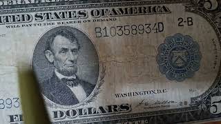 “This 1914 $5 Bill Might Be Worth a Fortune! 💰 (Rare Lincoln Note)” (over 110 Years Old)