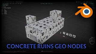 Details Concrete Ruins : Procedural Destruction in Blender News