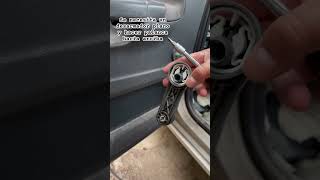 Como quitar manija palanca elevador de vidrios gol saveiro lupo pointer fácil y sencillo