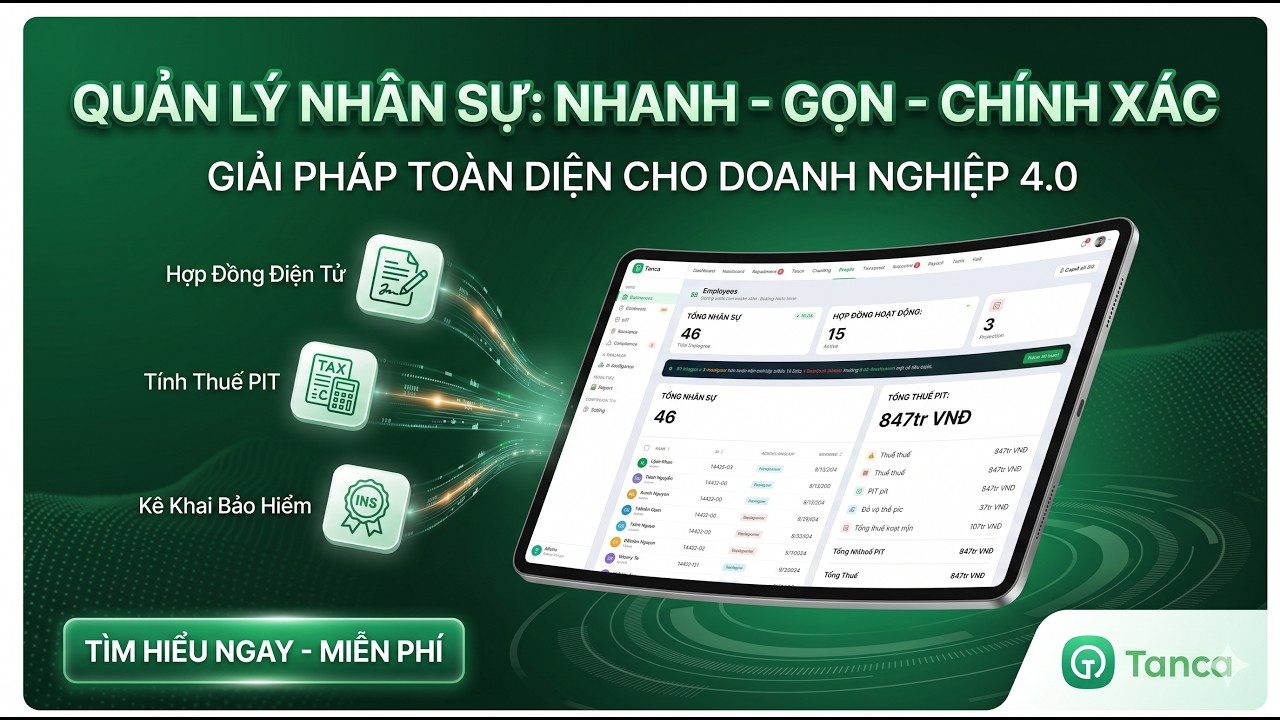 Demo: Nhân sự (Vietnamese ver.)