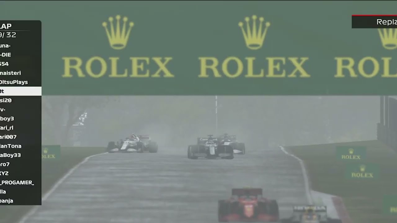 Dynamic weather goes crazy in Imola - F1 2021 WOLF-LEAGUE Race