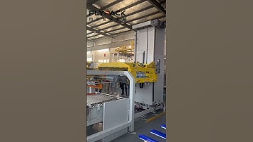 The palletizing speed can reach 20-25 packages/min #palletizer #palletizing robot #palletizing line