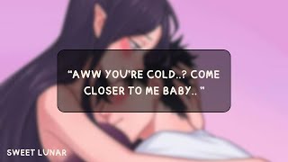 : [ASMR] Cold Night Cuddles With Your Wife [heavy breathing] [Sleep Aid]
