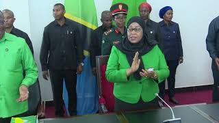 RAIS SAMIA ASHIRIKI KIKAO CHA KAMATI KUU YA HALMASHAURI KUU CCM...