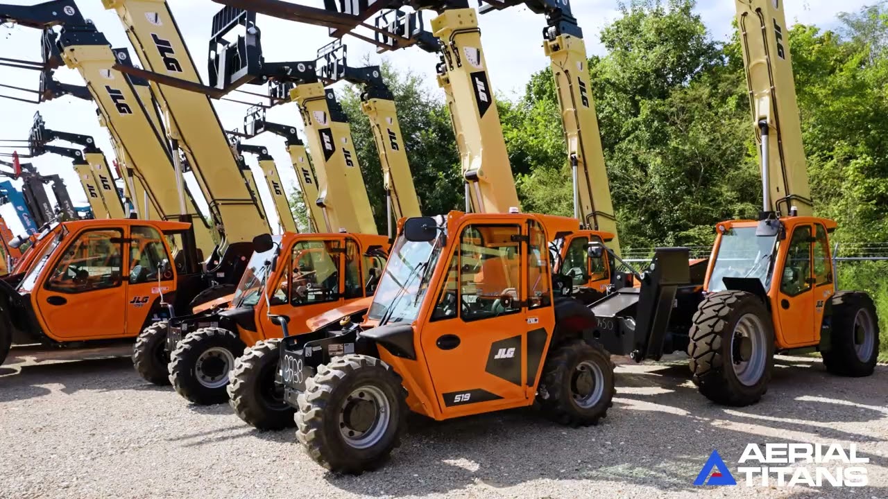 MEET THE BRAND NEW JLG 519! Available now at Aerial Titans 