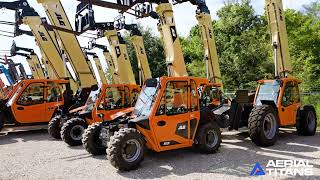 MEET THE BRAND NEW JLG 519! Available now at Aerial Titans #jlg #spotjlg #telehandler