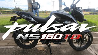 PULSAR NS 160 FI  PRUEBA DE MANEJO  VELOCIDAD FINAL