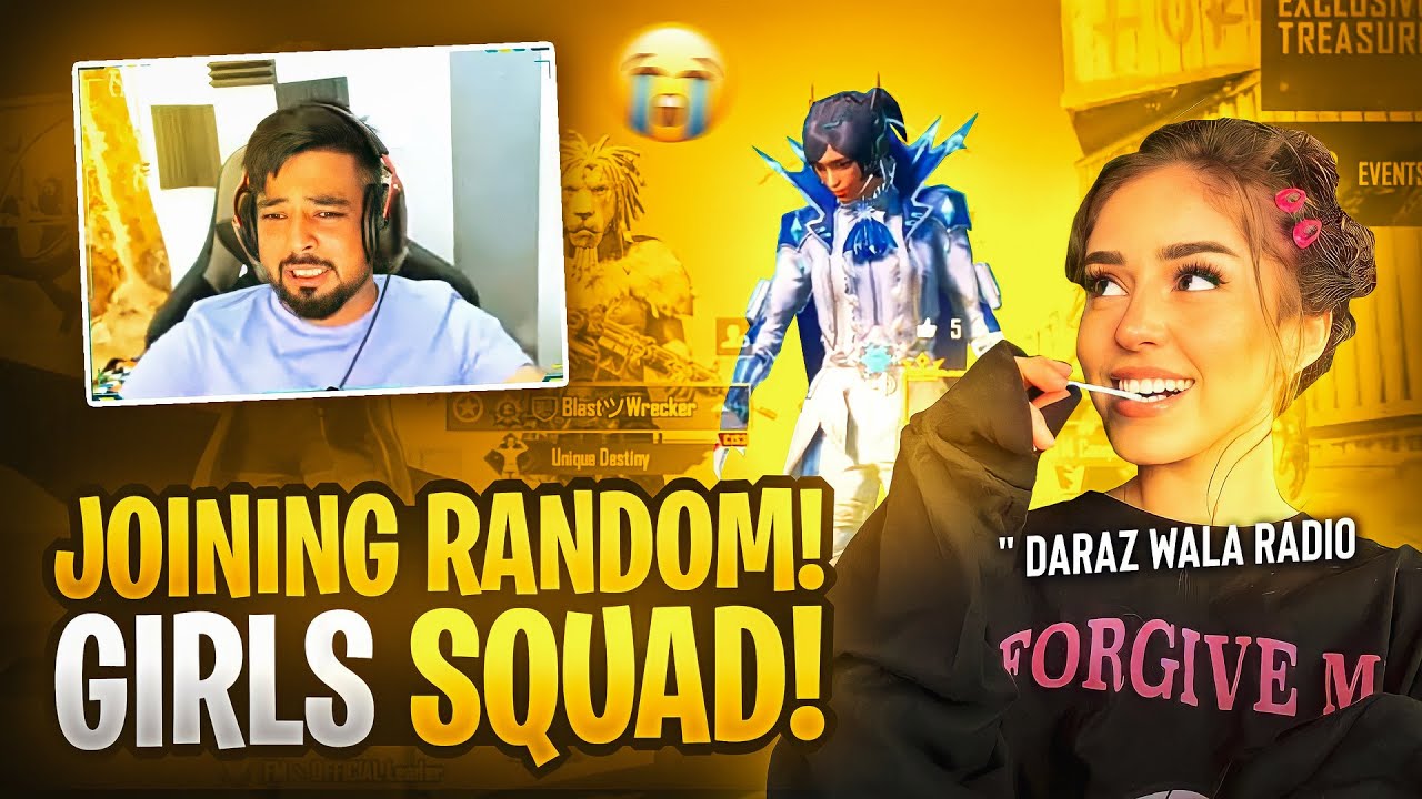 DARAZ WALA RADIO JOINING RANDOM SQUAD - PUBG MOBILE - FM RADIO GAMING