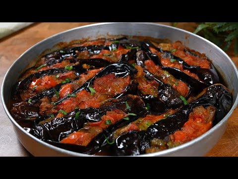 الباذنجان يكون رائع ا ولذيذ بهذه الطريقة التركية السهلة      