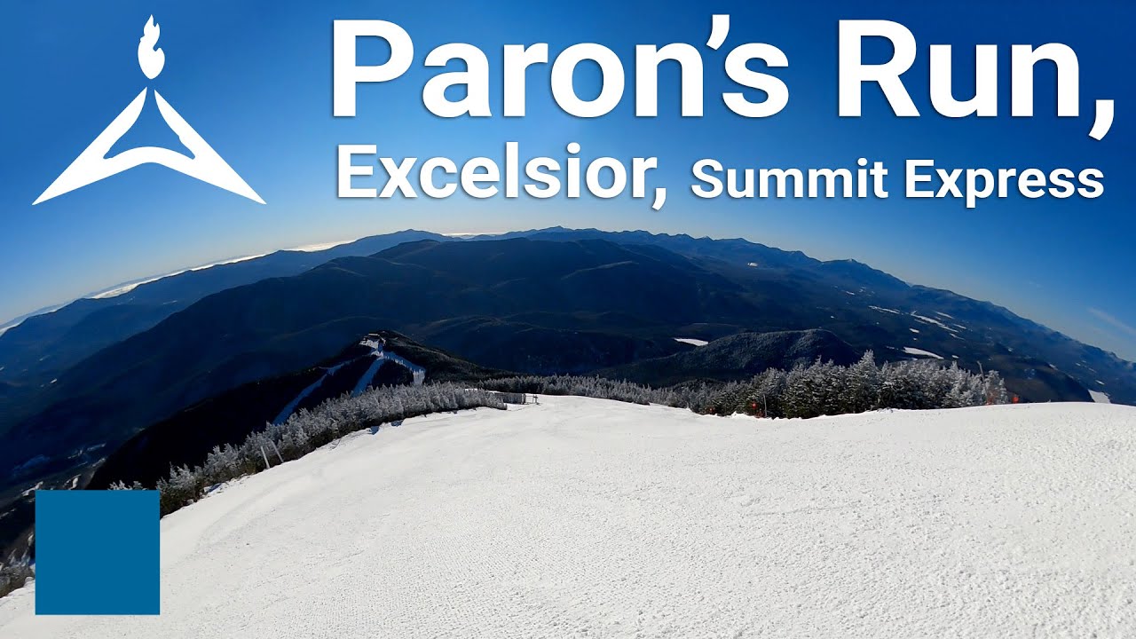Whiteface Mountain - Paron's Run to Excelsior to Summit Express (via Riva Ridge)