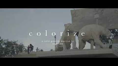 colorize - Sony A7SIII - SLOG3 - XAVCHS -10bit 4:2:0 color grading test