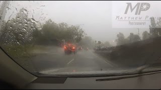 Brisbane Storm - Milton Road to Mount Cootha - March 21st 2015 [HD]