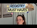 baby registry must-haves
