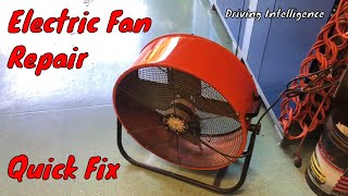 How To Repair Max Air 24 Garage Fan That Will Not Turn On Only Hums and Trips Circuit Breaker