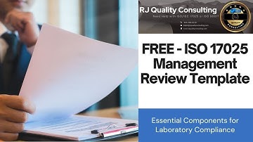 ISO 17025 Management Review Template: How to Conduct a Compliant ISO 17025 Management Review