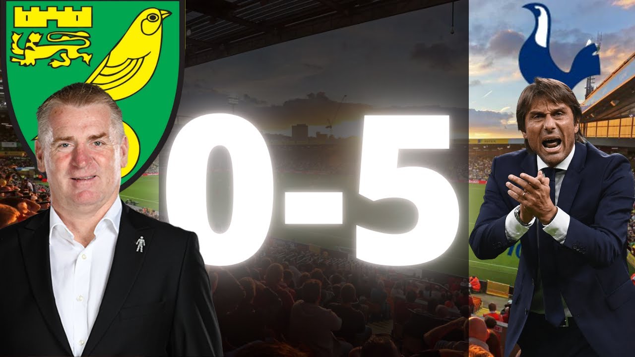 Norwich City 0-5 Tottenham Hotspur | Premier League | Kulusevski Kane Son 