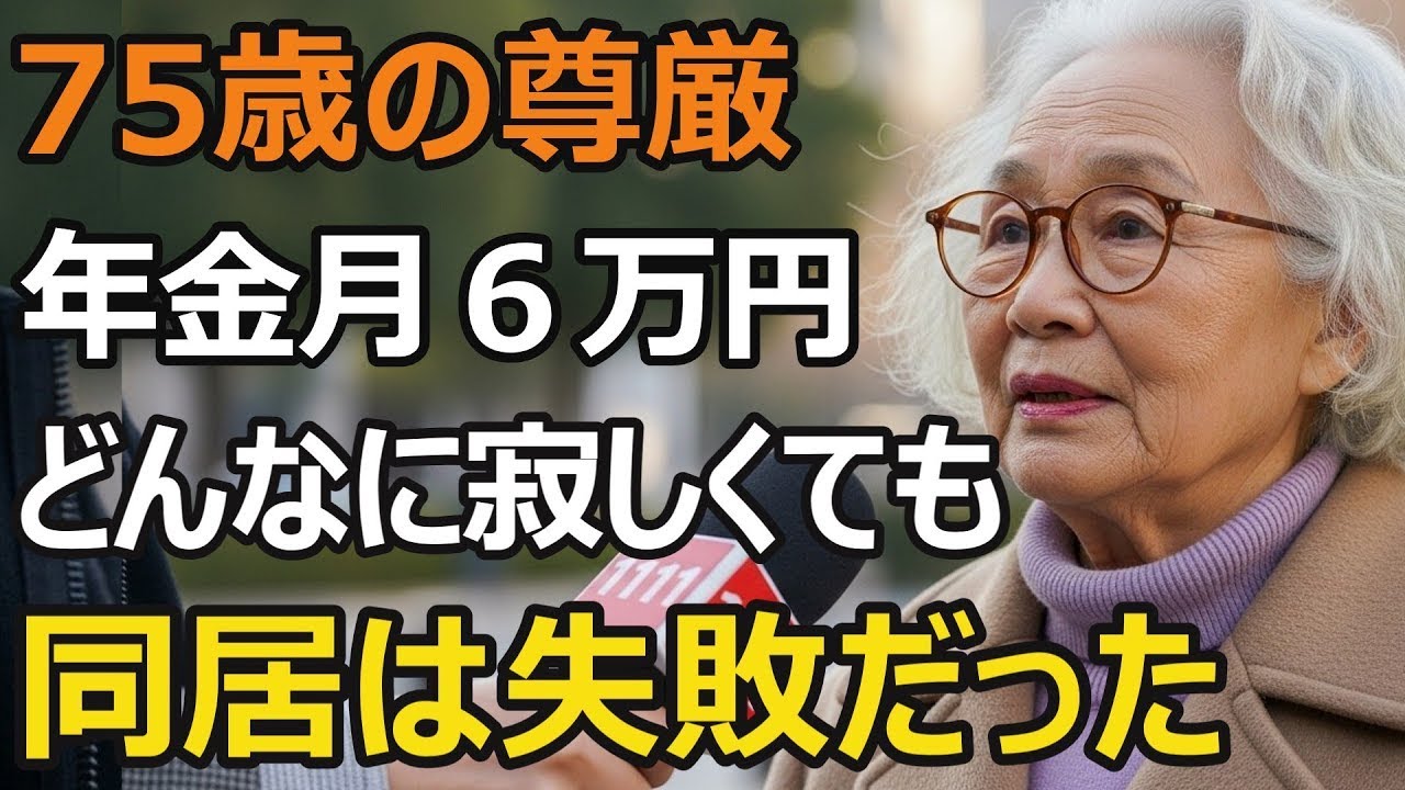 ７５歳女性、年金月６万円どんなに寂しくても同居は間違いだった。娘夫婦との同居が上手くいかない理由