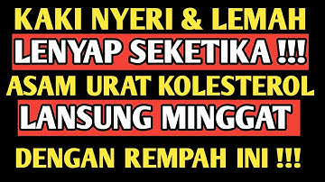99% JARANG TAHU!! 9 REMPAH TERBAIK UNTUK MENURUNKAN KOLESTEROL & MENGHILANGKAN ASAM urat
