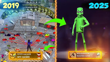 Hacker নিয়ে Rank খেললে ID Band করা হয়?🤔 Free Fire Hacker - 2019 Vs 2025